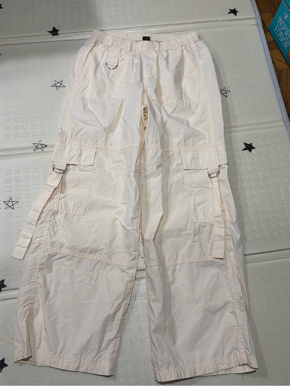 Light cream Cargo Pants - Durable Utility Style